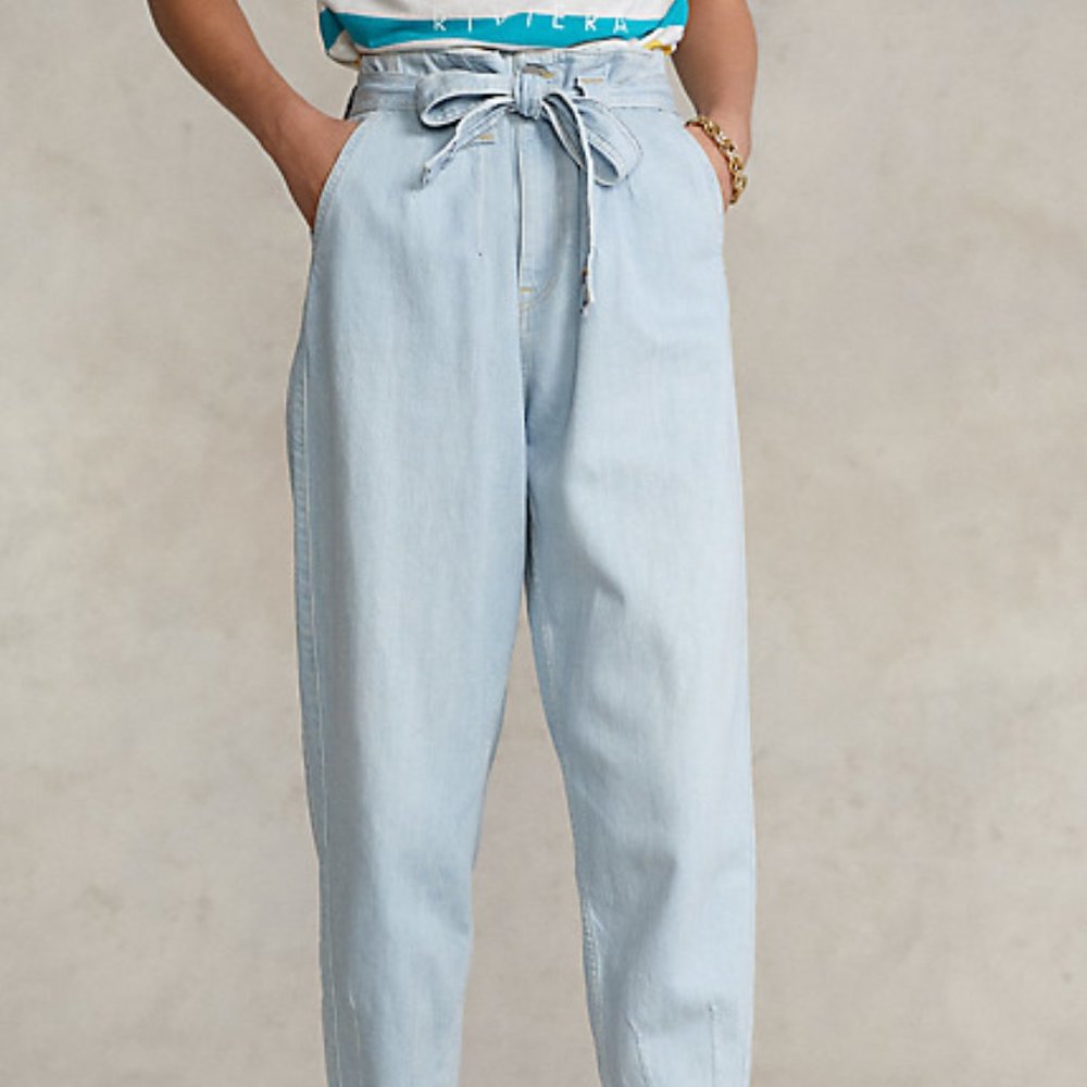 Polo Ralph Lauren Belted Tapered Jeans - Picture 13 of 13